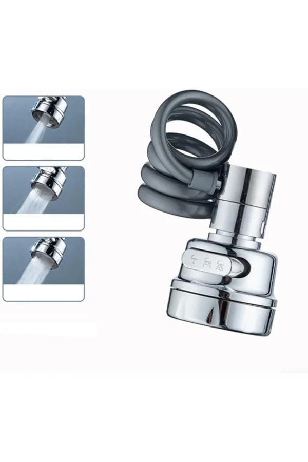 Uzatılabilir Hortumlu 3 Fonksiyonlu Musluk Başlığı