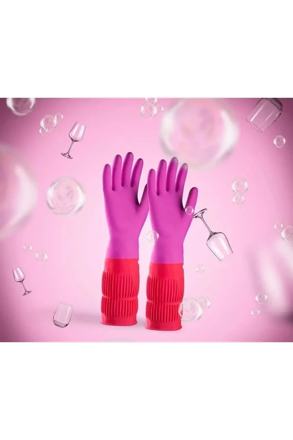 Uzun Konç Bulaşık Eldiveni M Beden