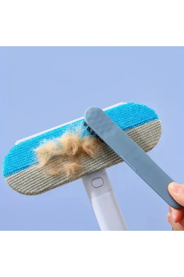 Uzun Saplı Evcil Hayvan Tüy Temizleme Fırçası