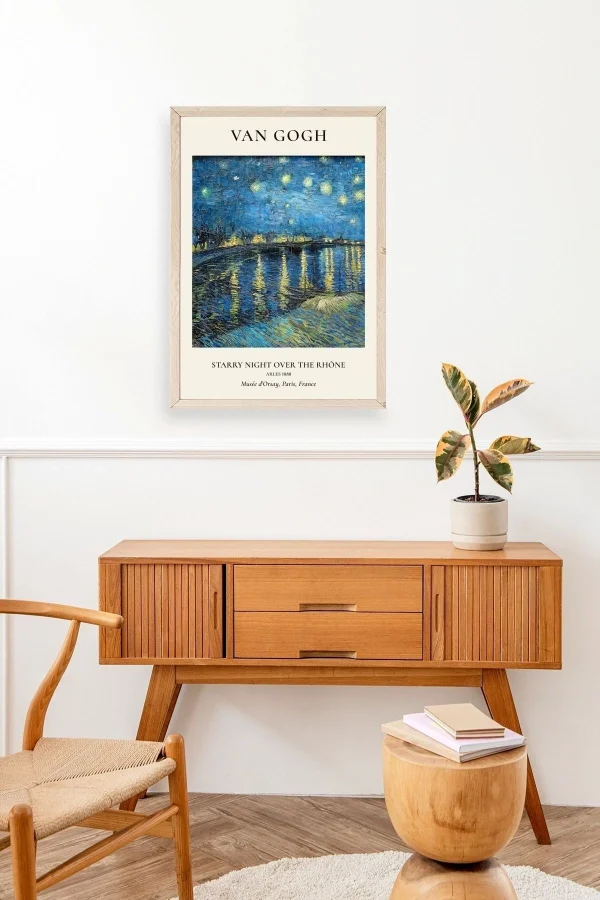 Van Gogh Ahşap Çerçeveli Tablo