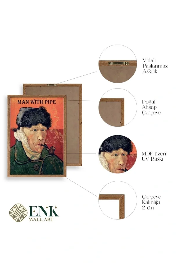 Van Gogh Ahşap Çerçeveli Tablo