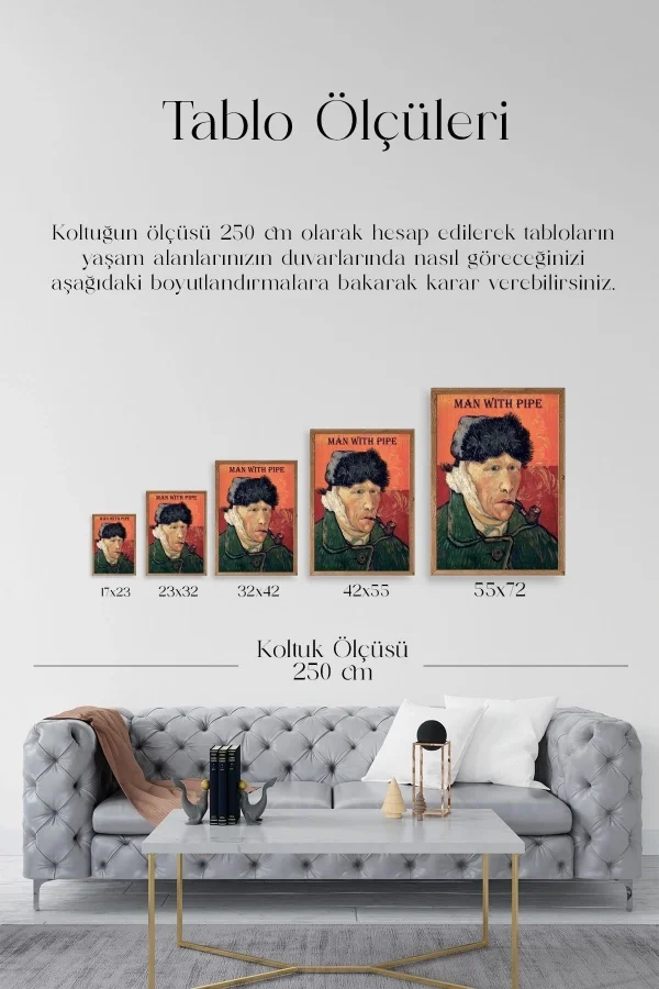Van Gogh Ahşap Çerçeveli Tablo