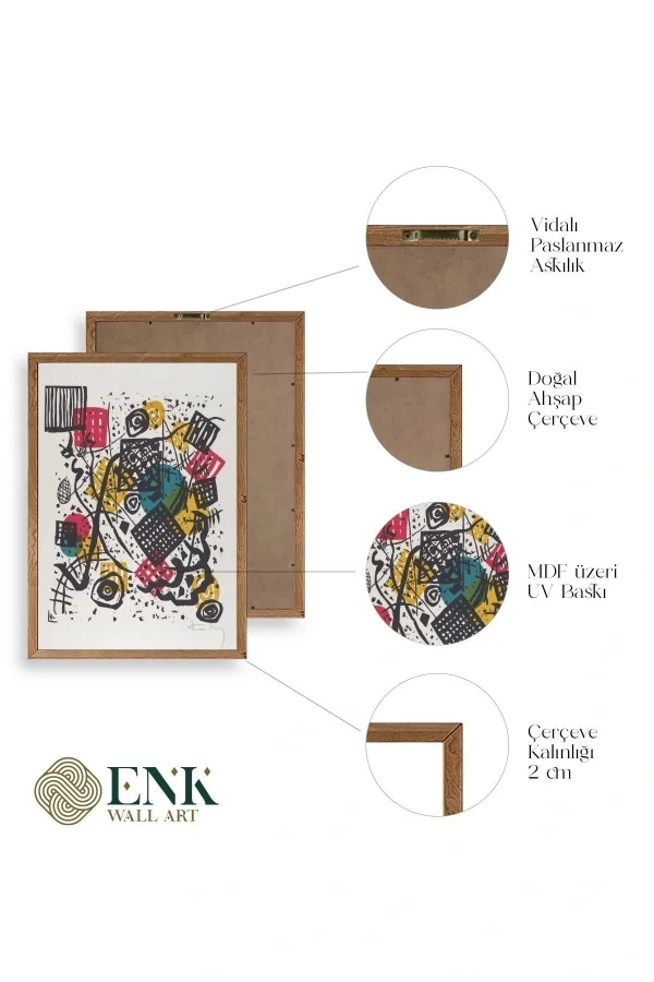 Welten Ahşap Çerçeveli Tablo