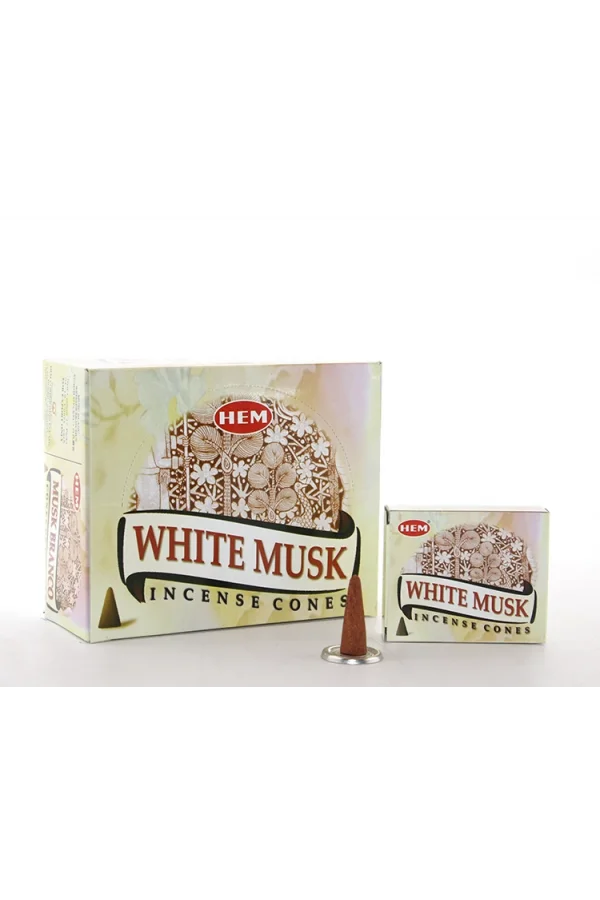 White Musk Aromalı Konik Tütsü