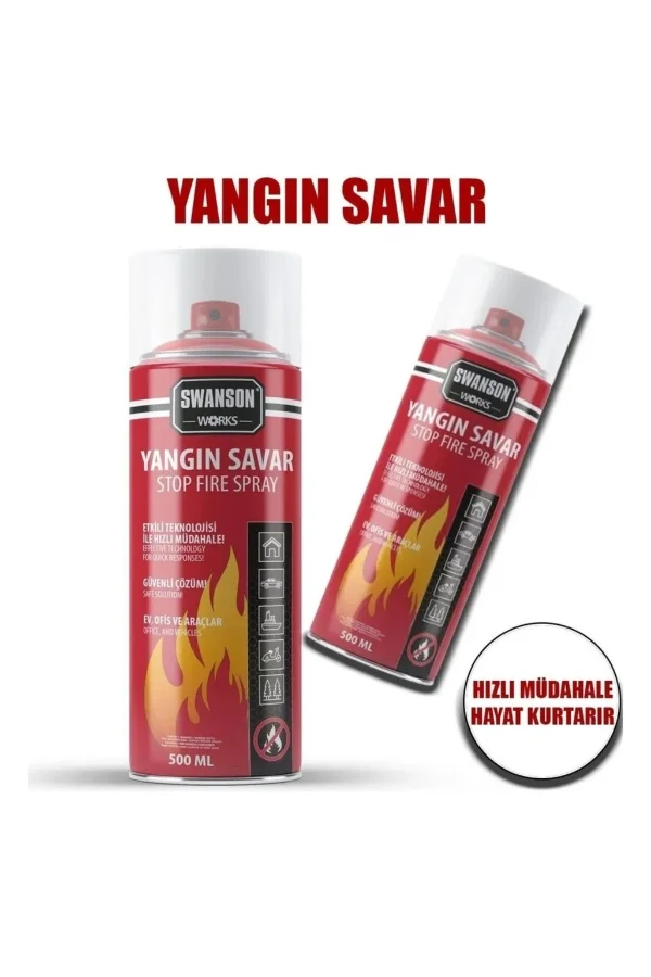 Yangın Savar Tüpü Sprey