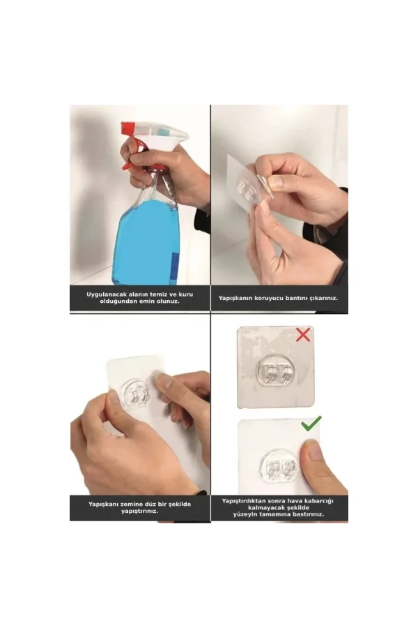 Yapışkanlı Duş ve Banyo Rafı