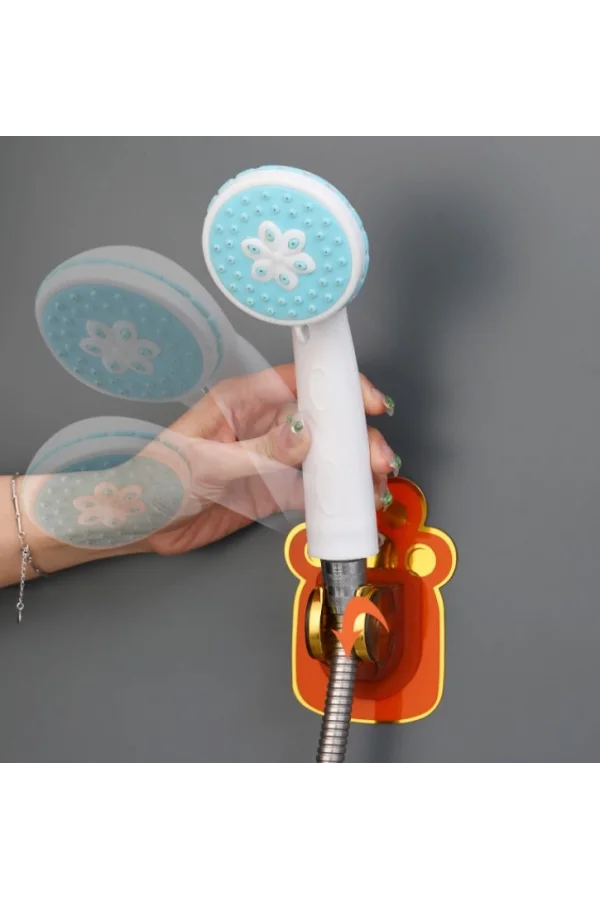 Yapışkanlı Hayvan Figürlü Hareketli Duş Başlığı Tutucu