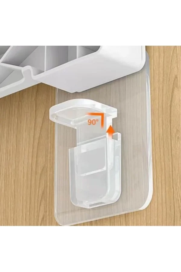 Yapışkanlı Raf Tutucu Seti 4 Adet