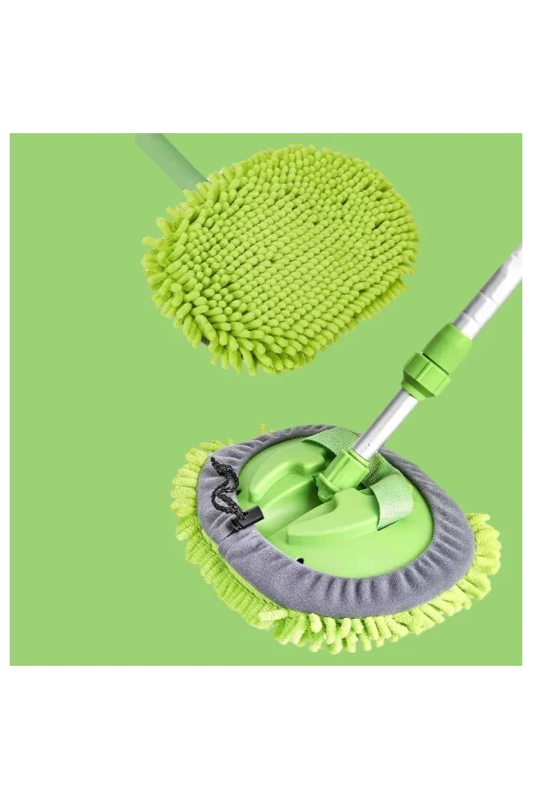 Yedek Bezli Mikrofiber Araba Yıkama Fırçası