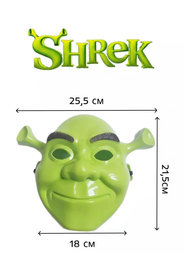Yeşil Shrek Maskesi