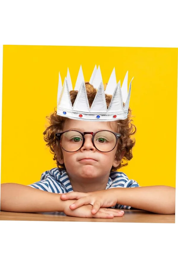 Yumuşak Gümüş Kral Tacı 55 cm