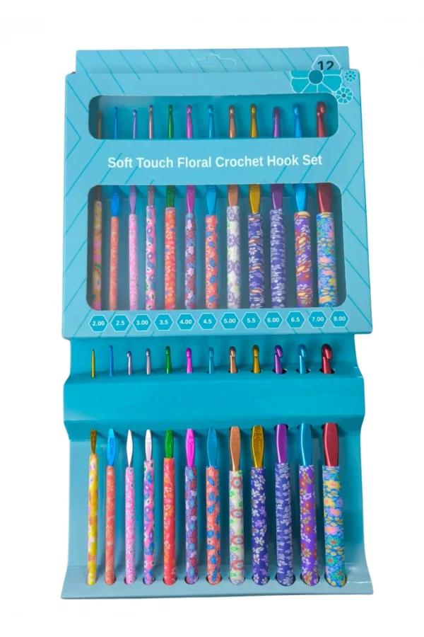 Yün Tığ Set Desenli 12 Adet