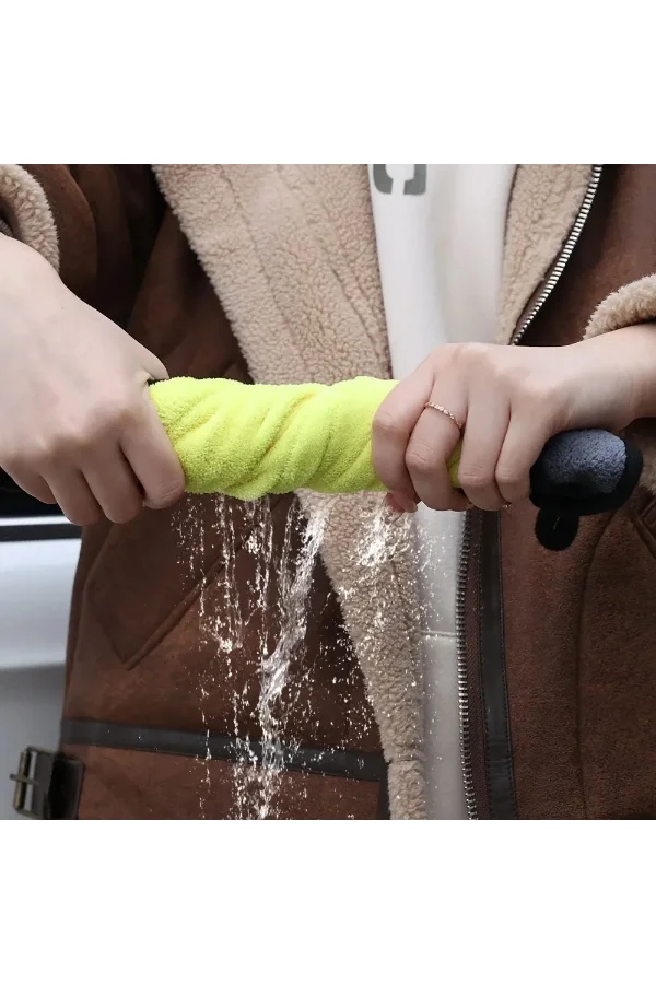 Yünlü Mikrofiber Araba Temizlik Bezi 50x70 cm