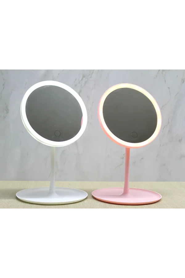 Yuvarlak Ledli Makyaj Aynası
