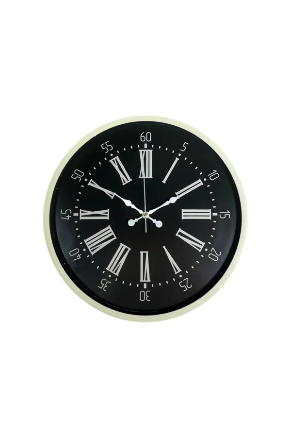 Zentime 36 Cm Krem Dekoratif Duvar Saati