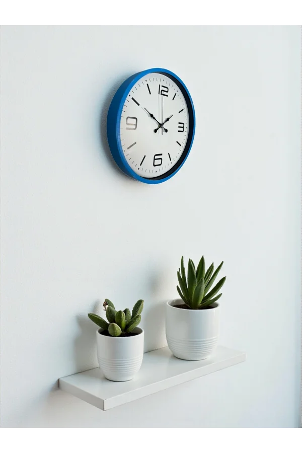 Zentime 36 Cm Mavi Dekoratid Duvar Saati