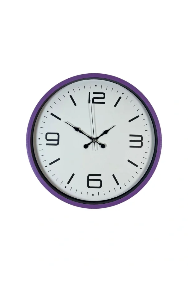 Zentime 36 Cm Mor Dekoratif Duvar Saati