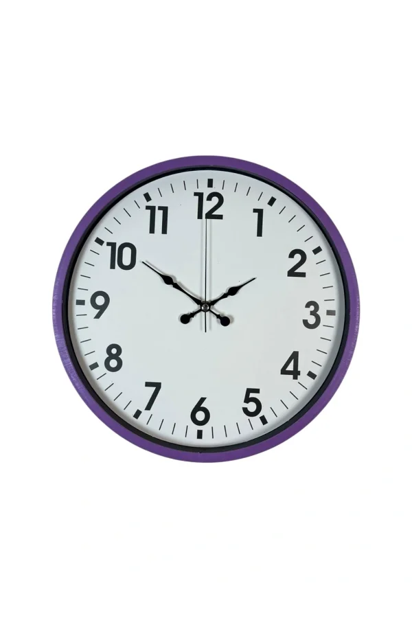 Zentime 36 Cm Mor Dekoratif Duvar Saati