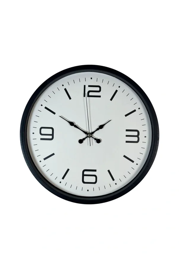 Zentime 36 Cm Siyah Dekoratif Duvar Saati