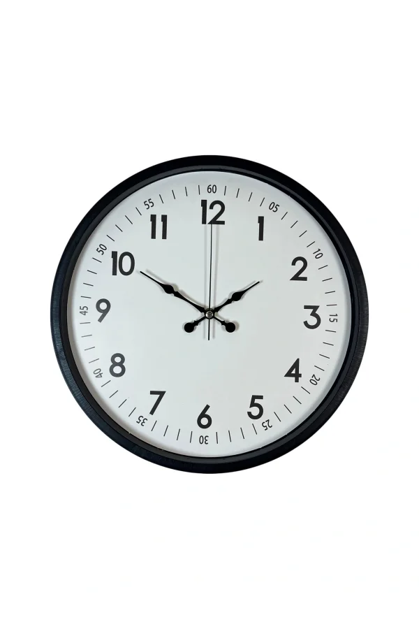 Zentime 36 Cm Siyah Dekoratif Duvar Saati