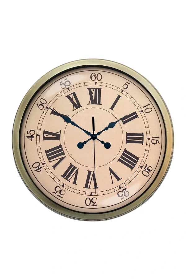 Zentime 40 Cm Eskitme Vintage Duvar Saati