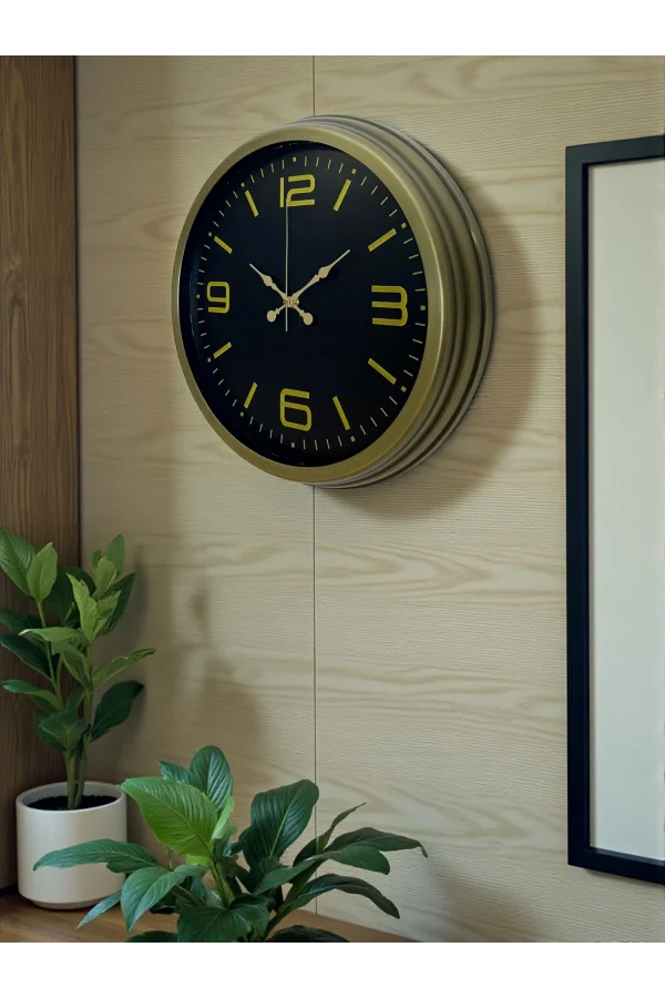 Zentime 40 Cm Eskitme Vintage Duvar Saati