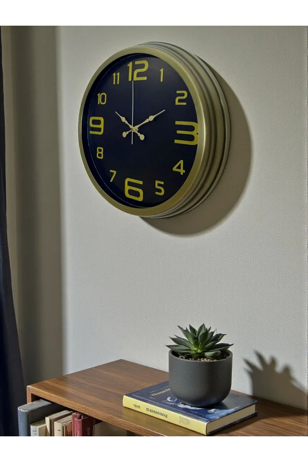 Zentime 40 Cm Eskitme Vintage Duvar Saati