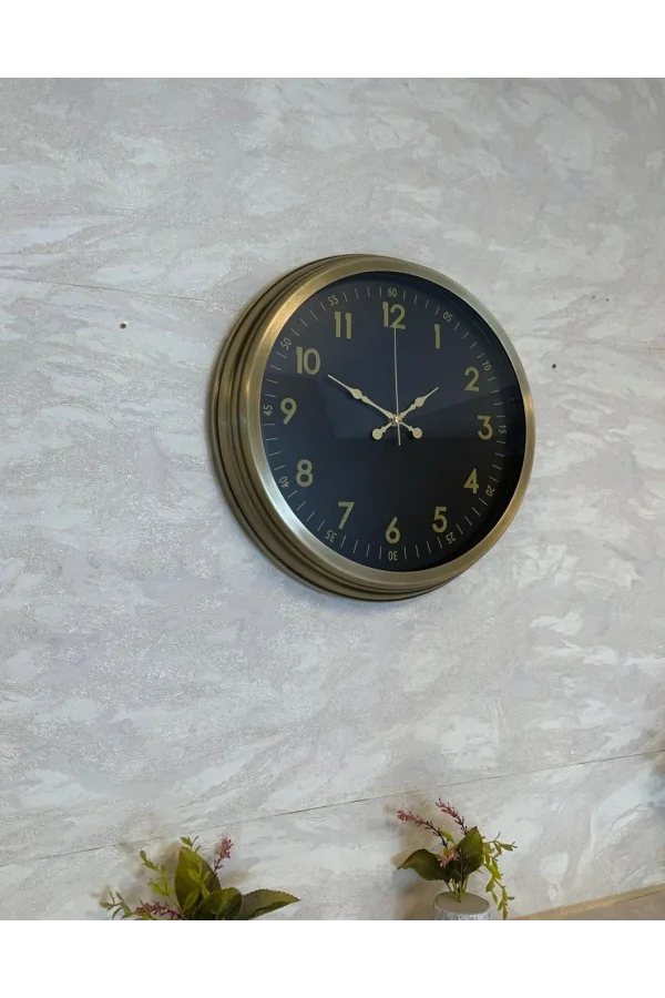 Zentime 40 Cm Eskitme Vintage Duvar Saati