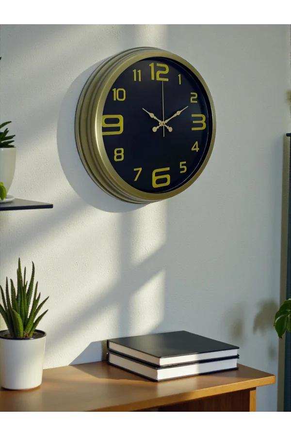 Zentime 40 Cm Eskitme Vintage Duvar Saati