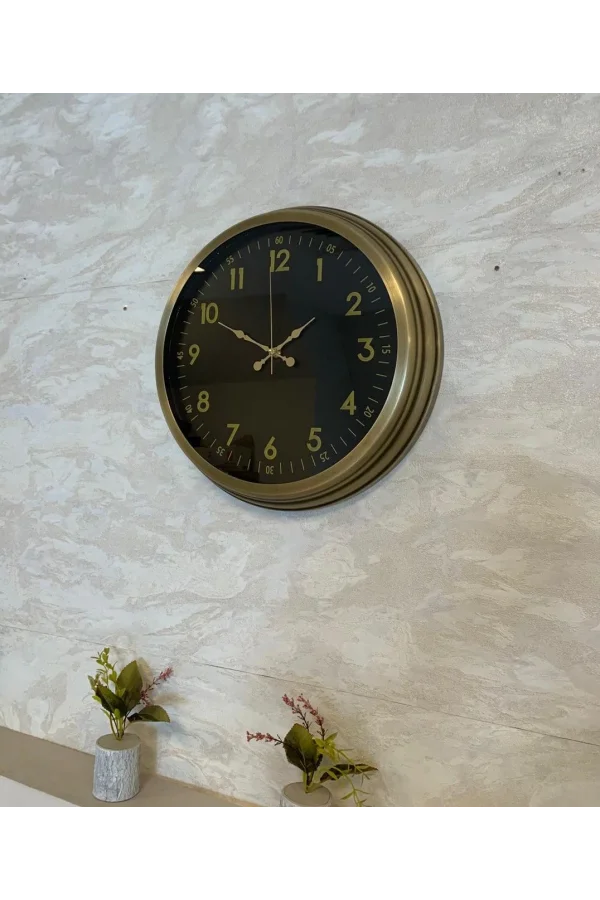 Zentime 40 Cm Eskitme Vintage Duvar Saati