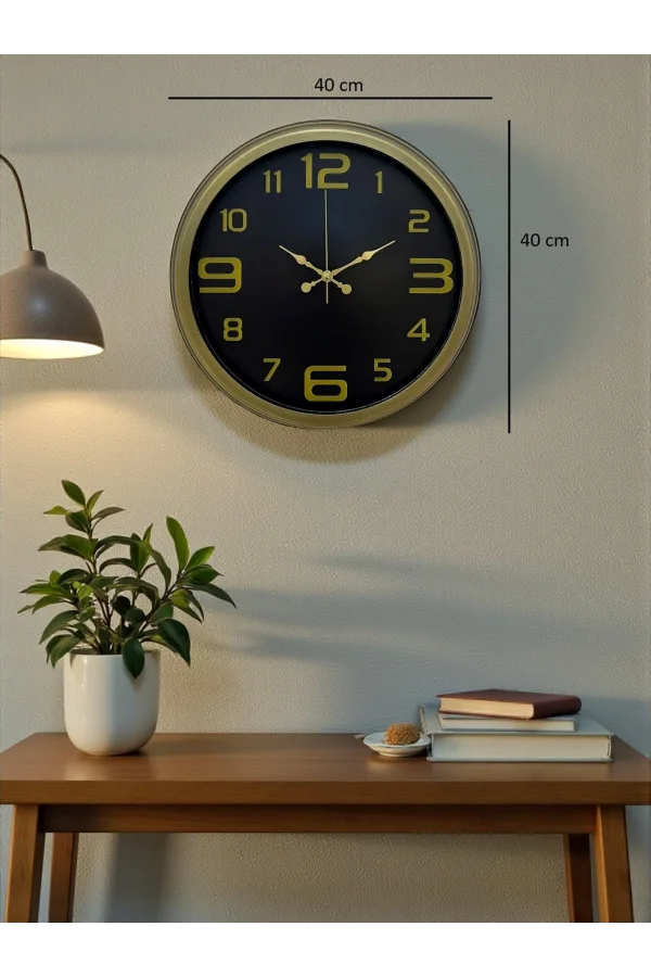 Zentime 40 Cm Eskitme Vintage Duvar Saati