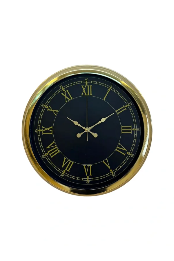 Zentime 40 Cm Gold Lüks Duvar Saati