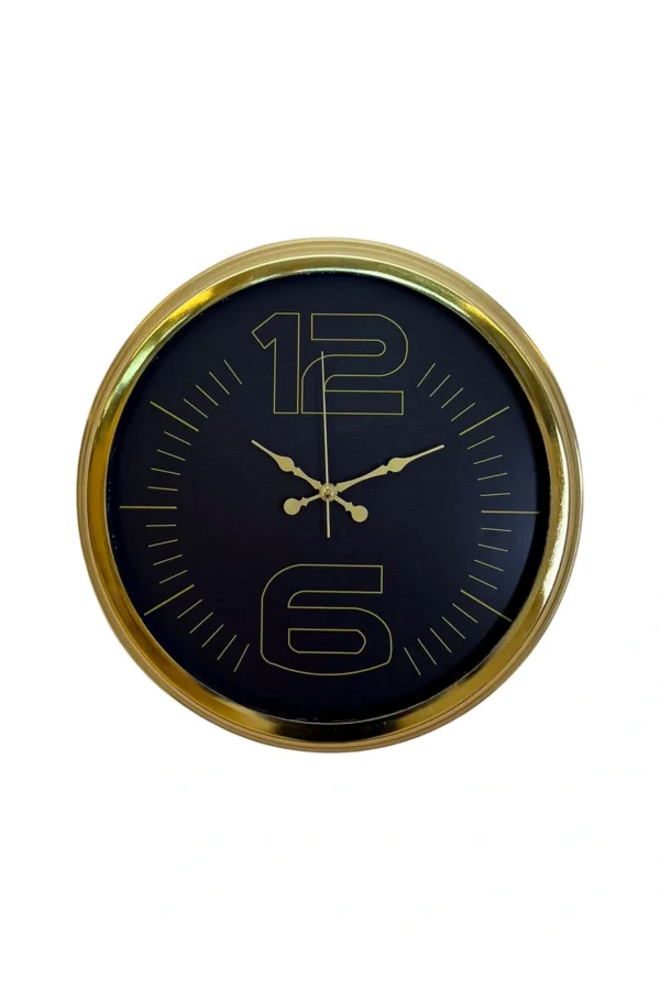 Zentime 40 Cm Gold Lüks Duvar Saati
