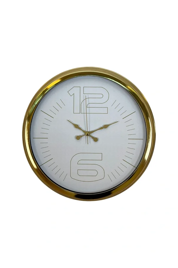 Zentime 40 Cm Gold Lüks Duvar Saati
