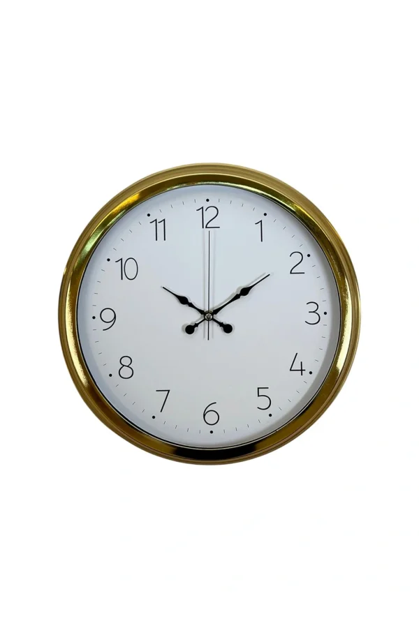 Zentime 40 Cm Gold Lüks Duvar Saati