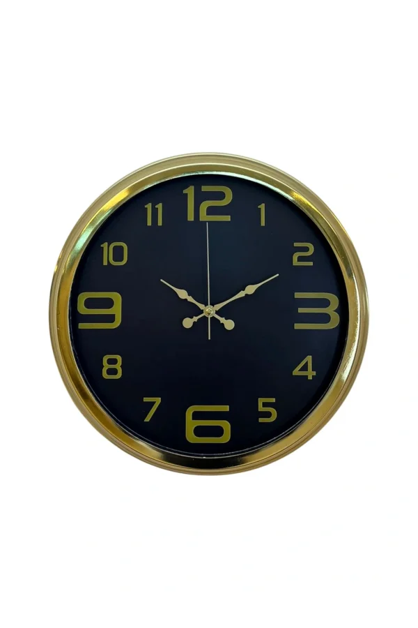 Zentime 40 Cm Gold Lüks Duvar Saati