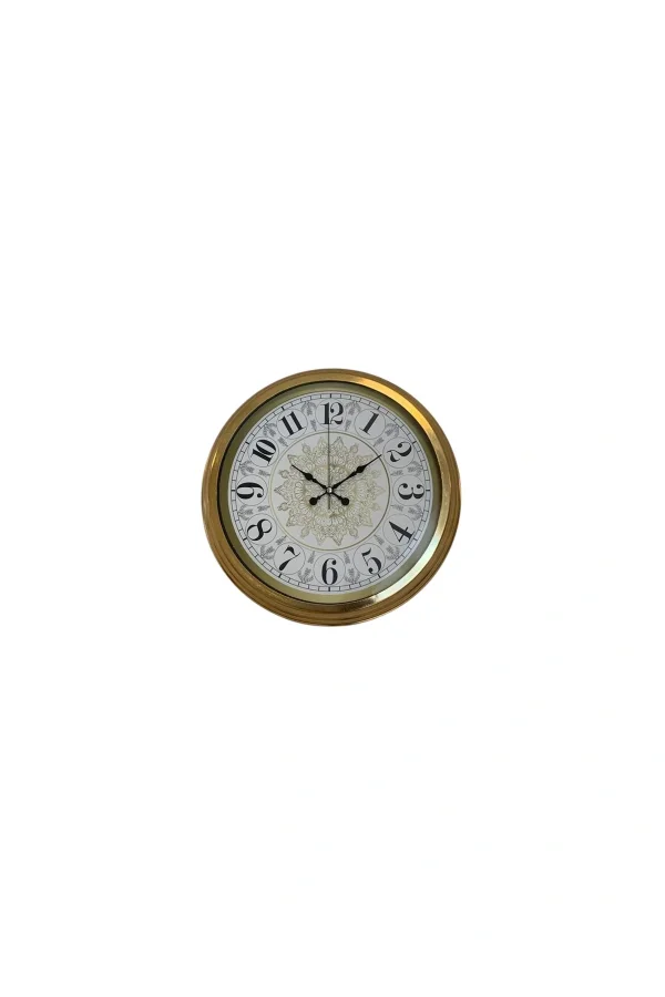 Zentime 40 Cm Gold Lüks Duvar Saati