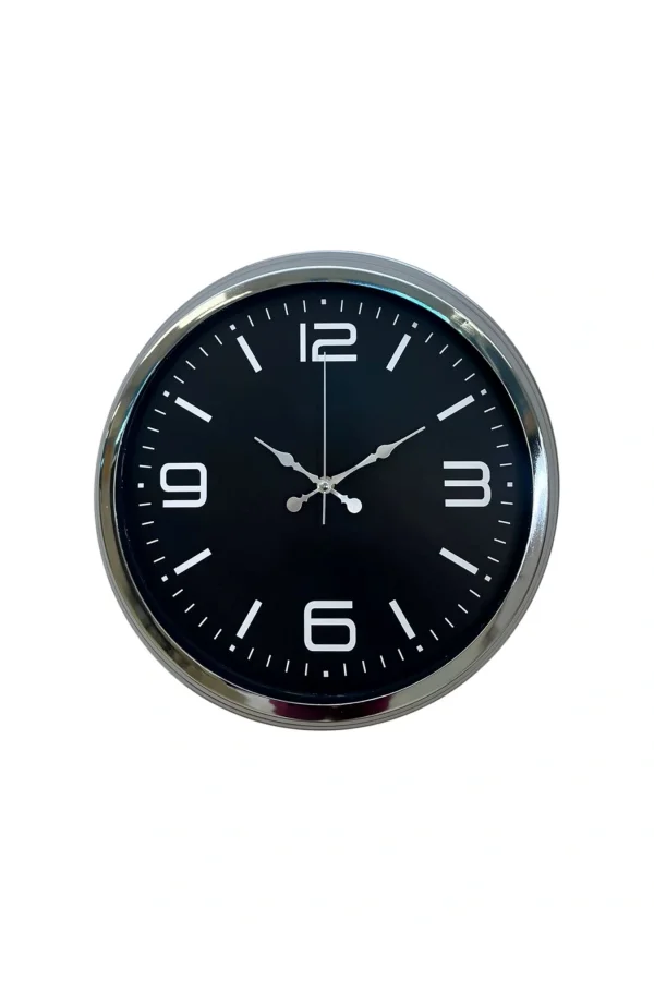 Zentime 40 Cm Krom Şık Duvar Saati