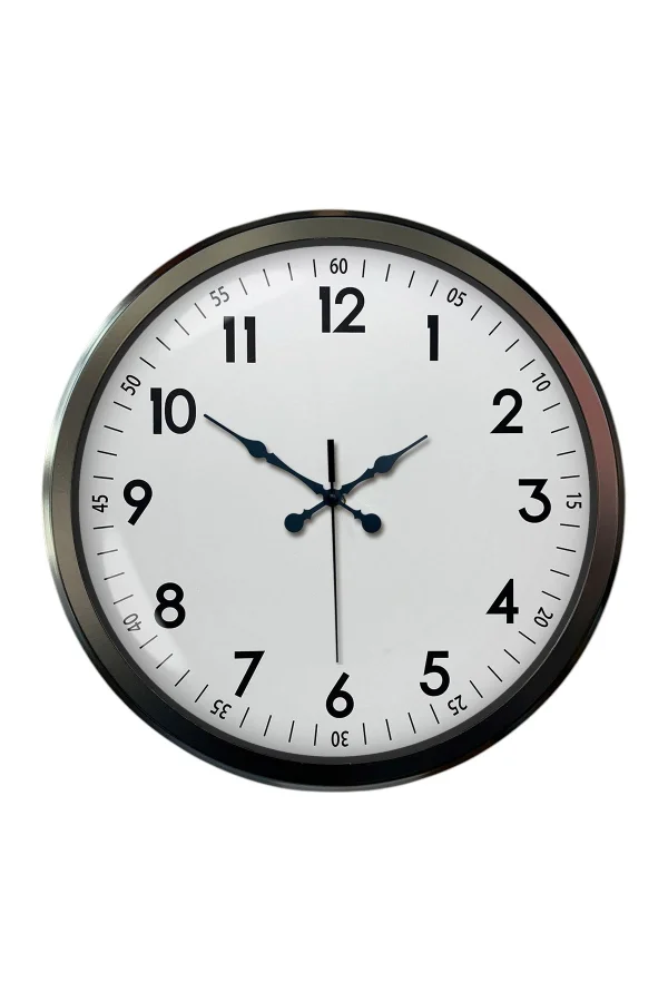 Zentime 52 Cm Siyah Modern Duvar Saati