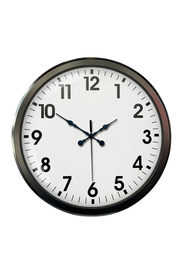Zentime 52 Cm Siyah Modern Duvar Saati