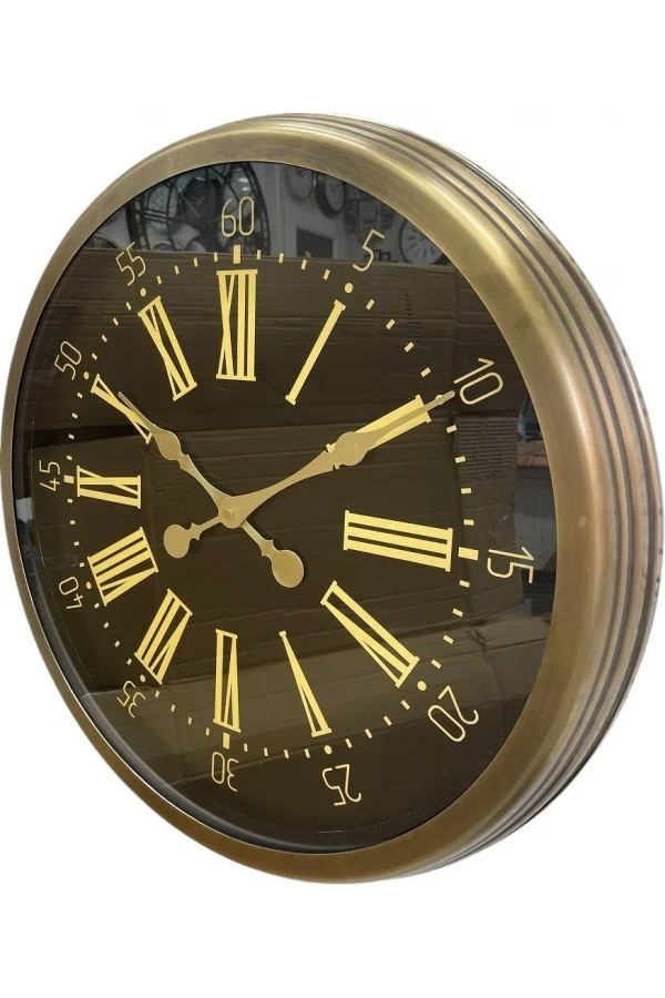 Zentime 60 Cm Eskitme Vintage Duvar Saati