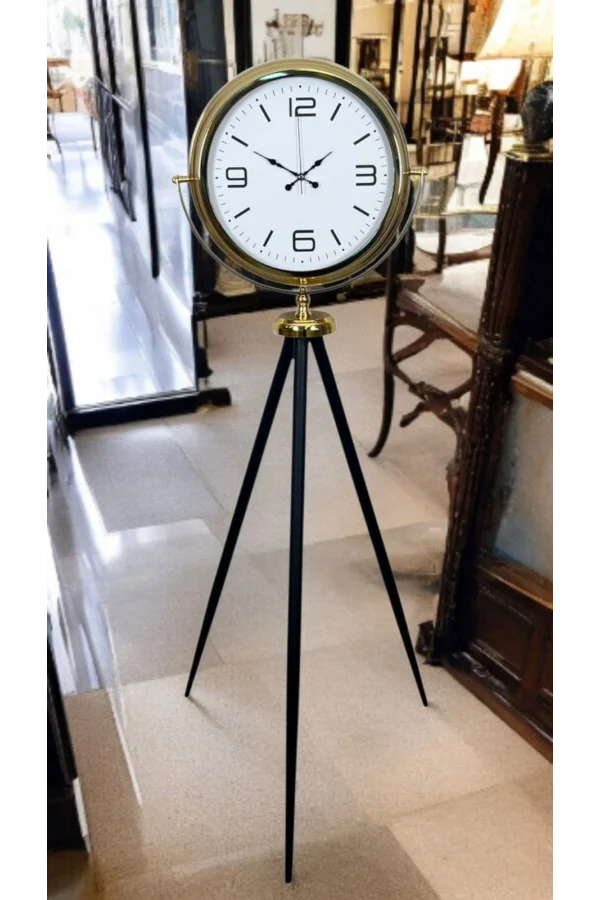 Zentime Elegance Gold Tripod Ayaklı Saat
