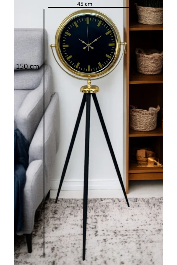 Zentime Elite Gold Tripod Ayaklı Saat