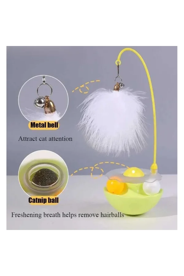 Zilli Kedi Otlu Hacıyatmaz Oyuncağı