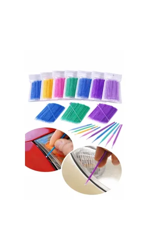 100’lü Mini Tek Kullanımlık Araba Rötuş Fırçası