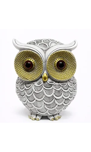 10x7 cm Polyester Baykuş Figürü