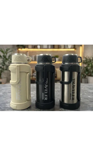 1200 ml Çift Katmanlı Vakumlu Paslanmaz Çelik Termos