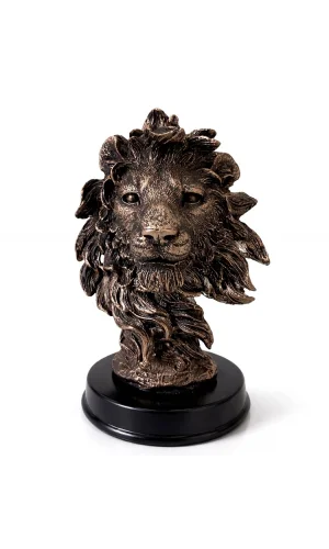 13x9 cm Polyester Aslan Büstü