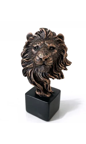 14x9 cm Polyester Aslan Büstü