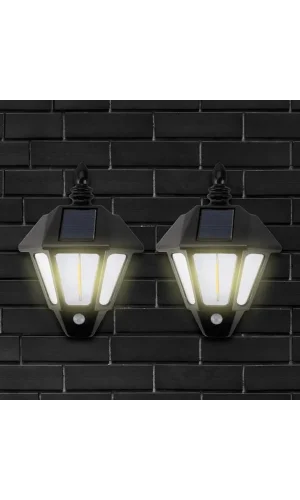 2li Solar Cob Led Sensörlü Duvar Lambası